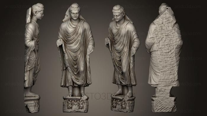 Buddha figurines (STKBD_0048) 3D model for CNC machine